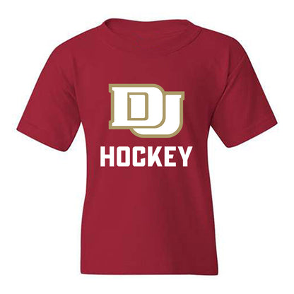 DU - NCAA Men's Ice Hockey : Kyle Chyzowski - Classic Fashion Shersey Youth T-Shirt-0
