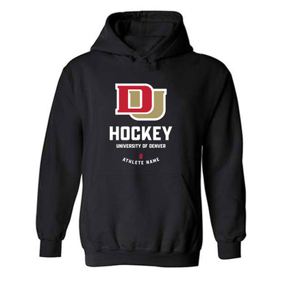 DU - NCAA Men's Ice Hockey : Kristian Epperson - Classic Fashion Shersey Hooded Sweatshirt-0