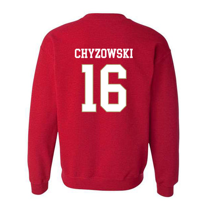 DU - NCAA Men's Ice Hockey : Kyle Chyzowski - Classic Shersey Crewneck Sweatshirt-1