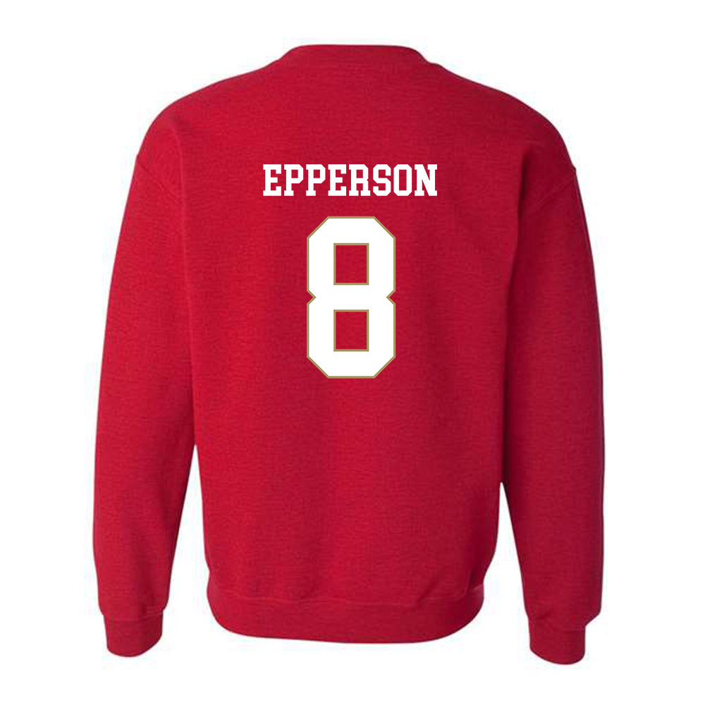 DU - NCAA Men's Ice Hockey : Kristian Epperson - Classic Shersey Crewneck Sweatshirt-1