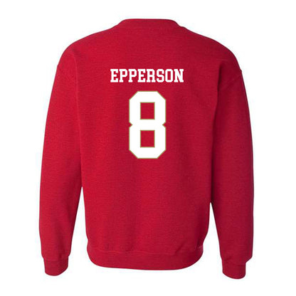 DU - NCAA Men's Ice Hockey : Kristian Epperson - Classic Shersey Crewneck Sweatshirt-1