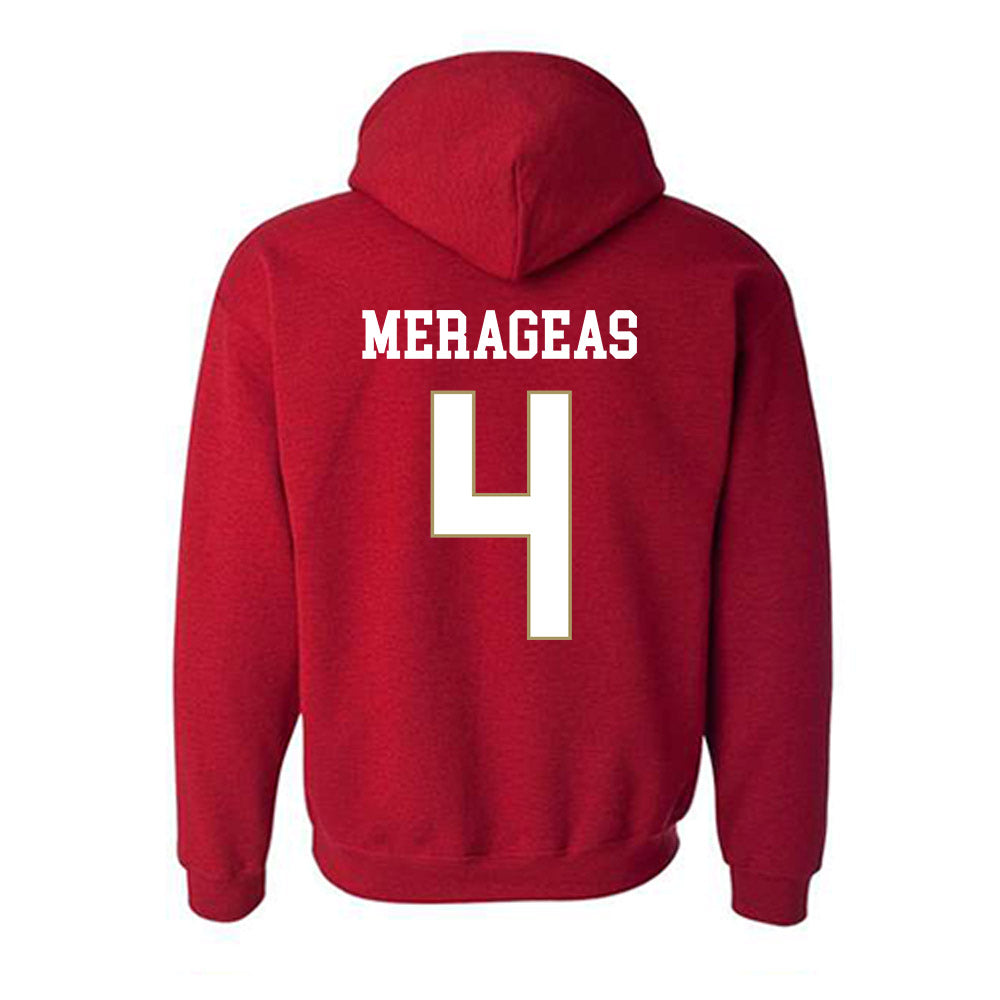 DU - NCAA Men's Lacrosse : Chris Merageas - Classic Shersey Hooded Sweatshirt-1