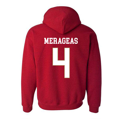 DU - NCAA Men's Lacrosse : Chris Merageas - Classic Shersey Hooded Sweatshirt-1