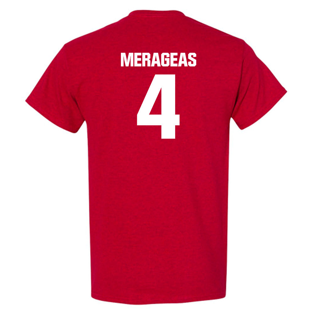 DU - NCAA Men's Lacrosse : Chris Merageas - Sports Shersey T-Shirt-1
