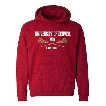 DU - NCAA Men's Lacrosse : Jack Dspain - Sports Shersey Hooded Sweatshirt-0