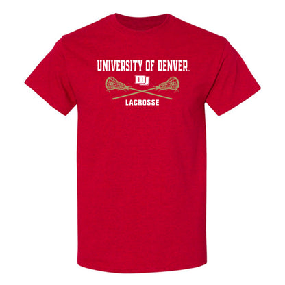 DU - NCAA Men's Lacrosse : Brody Davis - Sports Shersey T-Shirt-0