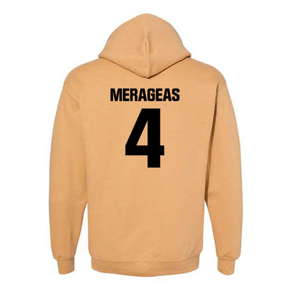 DU - NCAA Men's Lacrosse : Chris Merageas - Sports Shersey Hooded Sweatshirt-1