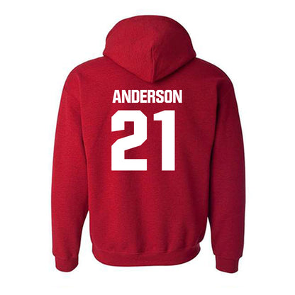 DU - NCAA Men's Ice Hockey : Kent Anderson - Classic Shersey Hooded Sweatshirt-1