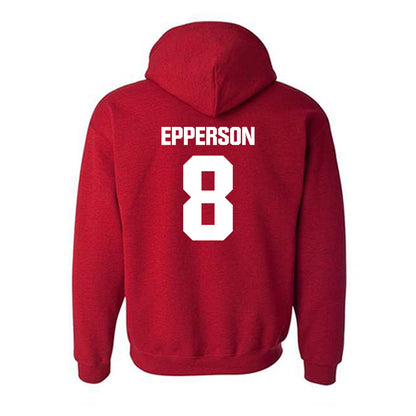 DU - NCAA Men's Ice Hockey : Kristian Epperson - Classic Shersey Hooded Sweatshirt-1