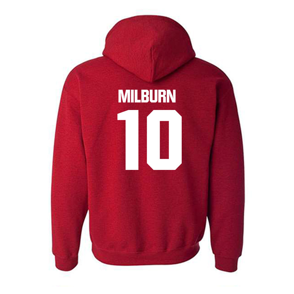 DU - NCAA Men's Ice Hockey : Brady Milburn - Classic Shersey Hooded Sweatshirt-1