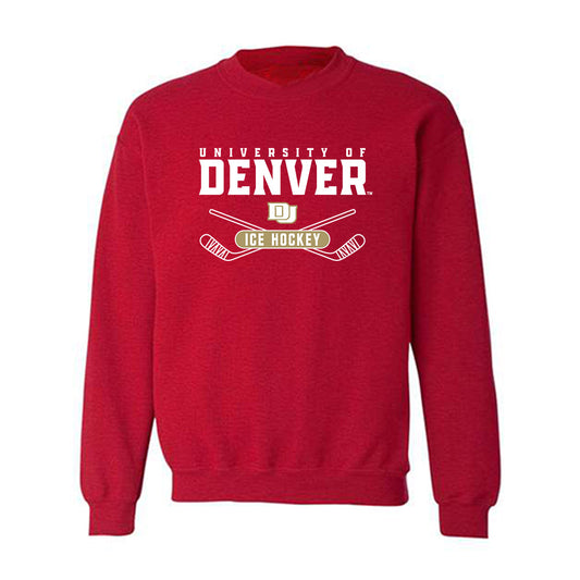 DU - NCAA Men's Ice Hockey : Brady Milburn - Classic Shersey Crewneck Sweatshirt-0