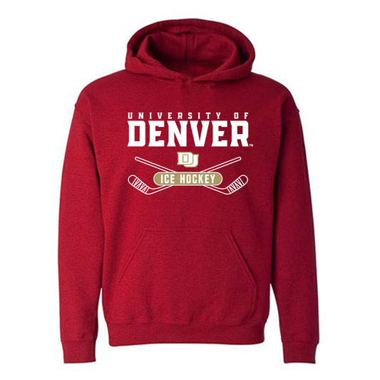 DU - NCAA Men's Ice Hockey : Kyle Chyzowski - Classic Shersey Hooded Sweatshirt-0