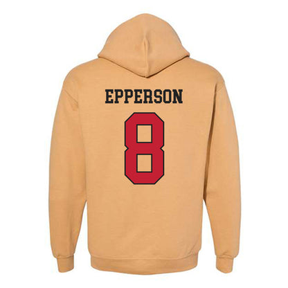 DU - NCAA Men's Ice Hockey : Kristian Epperson - Classic Shersey Hooded Sweatshirt-1