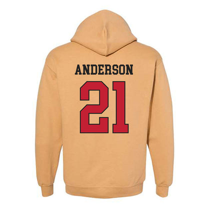 DU - NCAA Men's Ice Hockey : Kent Anderson - Classic Shersey Hooded Sweatshirt-1