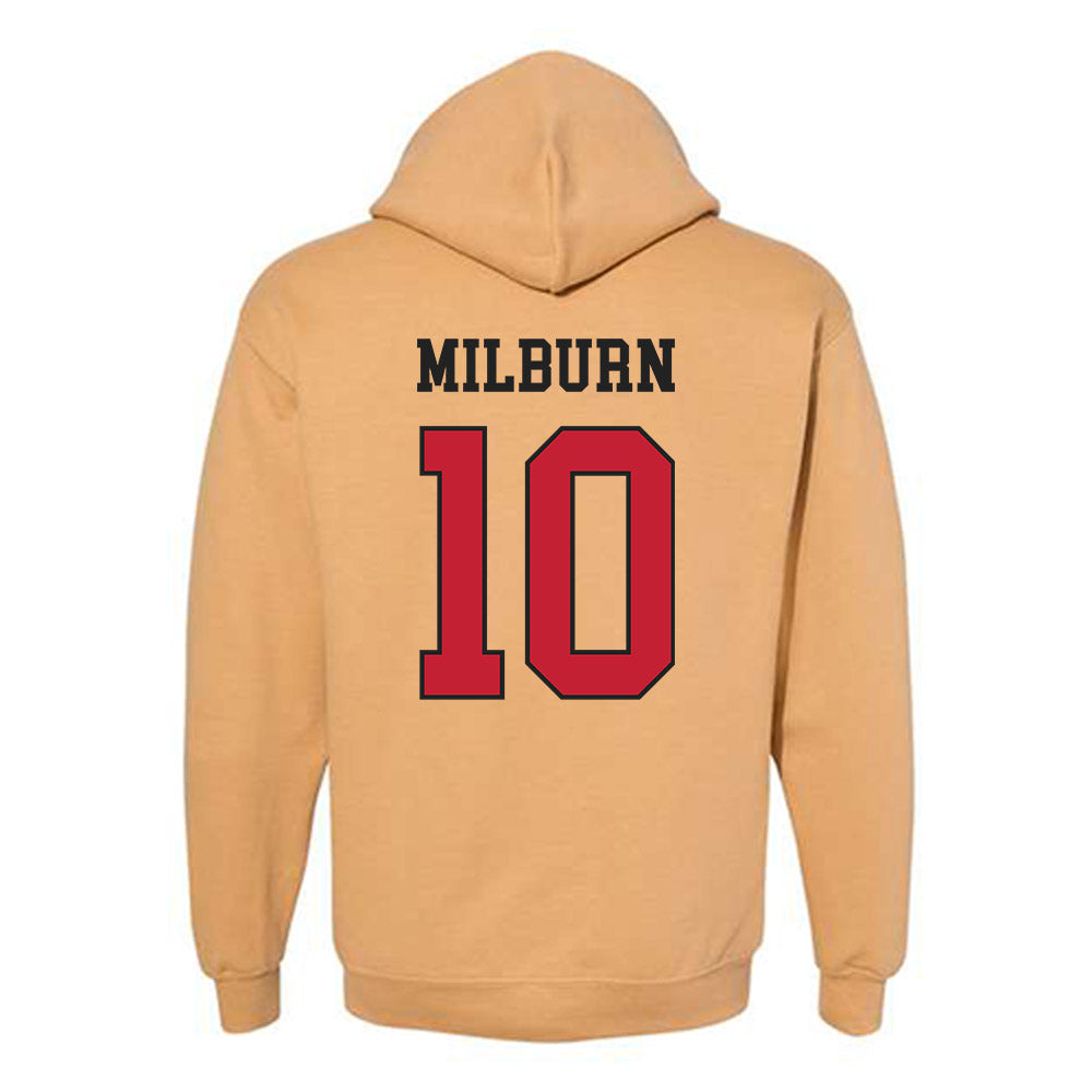 DU - NCAA Men's Ice Hockey : Brady Milburn - Classic Shersey Hooded Sweatshirt-1