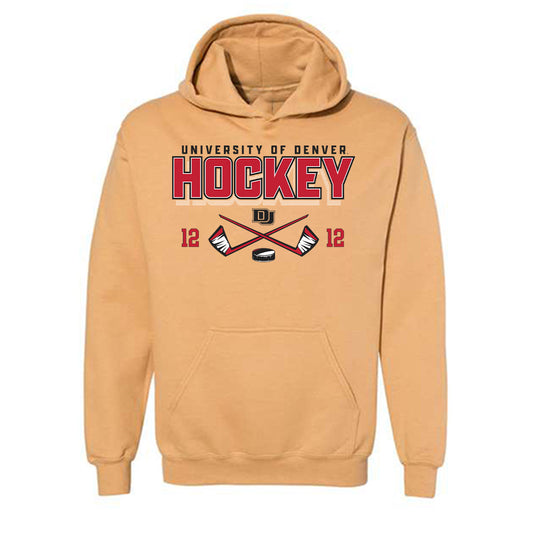DU - NCAA Men's Ice Hockey : Samuel Harris - Classic Shersey Hooded Sweatshirt-0