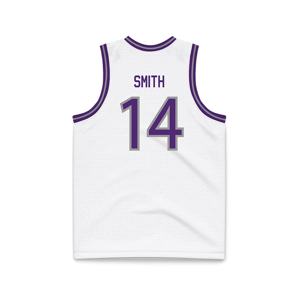 Northern Iowa - NCAA Men's Basketball : Tristan Smith - White Basketball Jersey-1