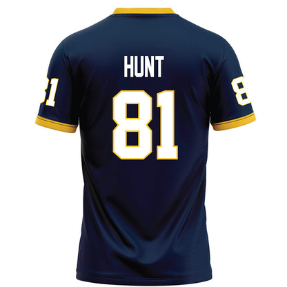 Murray State - NCAA Football : Reece Hunt - Navy Football Jersey-1