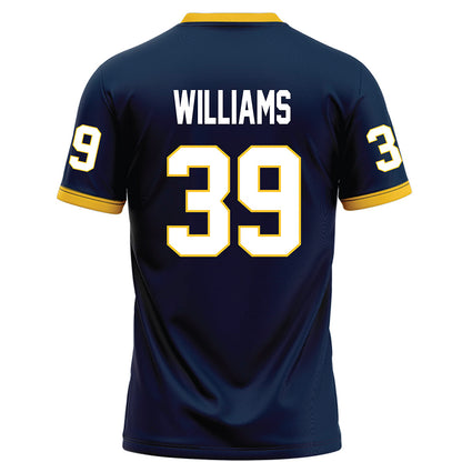 Murray State - NCAA Football : Malachi Williams - Navy Football Jersey-1