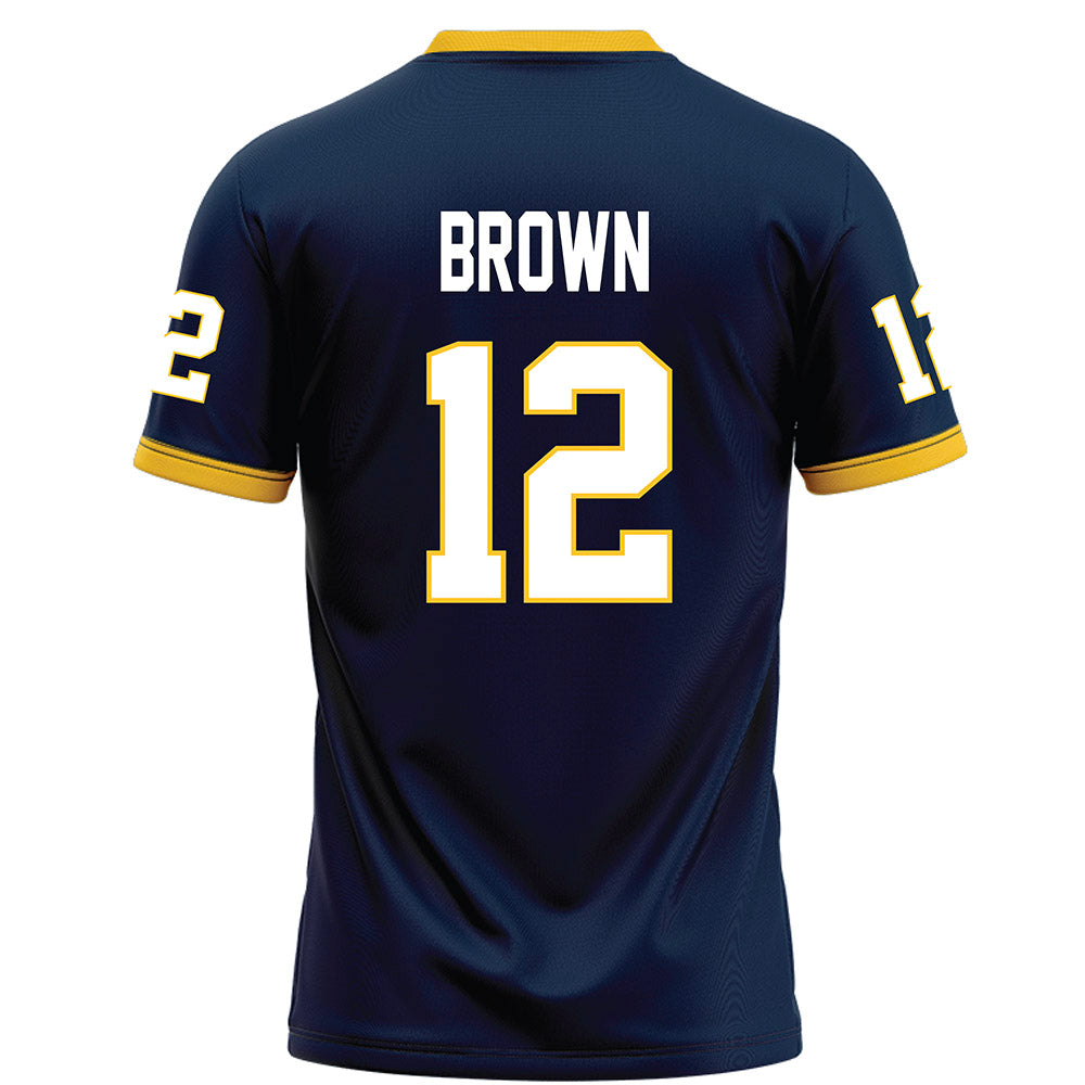 Murray State - NCAA Football : Ty Brown - Navy Football Jersey-1