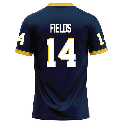 Murray State - NCAA Football : Christian Fields - Navy Football Jersey-1