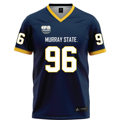 Murray State - NCAA Football : Jadon Martin - Navy Football Jersey-0