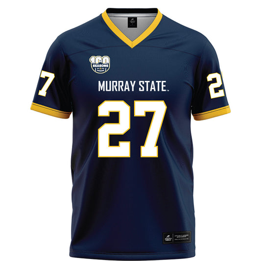 Murray State - NCAA Football : Nicholas Graham - Navy Football Jersey-0