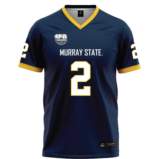 Murray State - NCAA Football : Taylor Cline - Navy Football Jersey-0