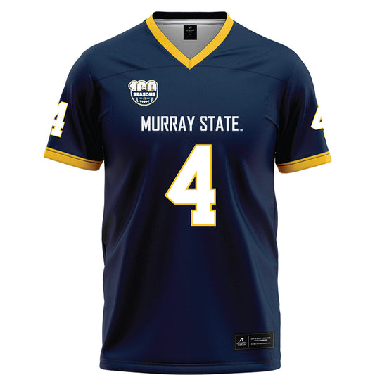 Murray State - NCAA Football : Milton White jr - Navy Football Jersey-0