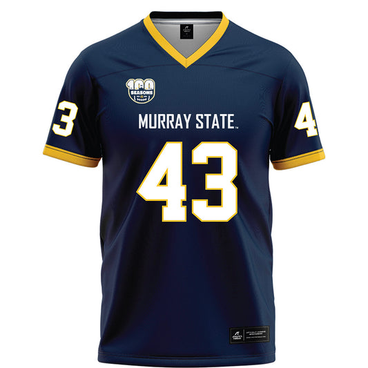 Murray State - NCAA Football : Alex Swafford - Navy Football Jersey-0