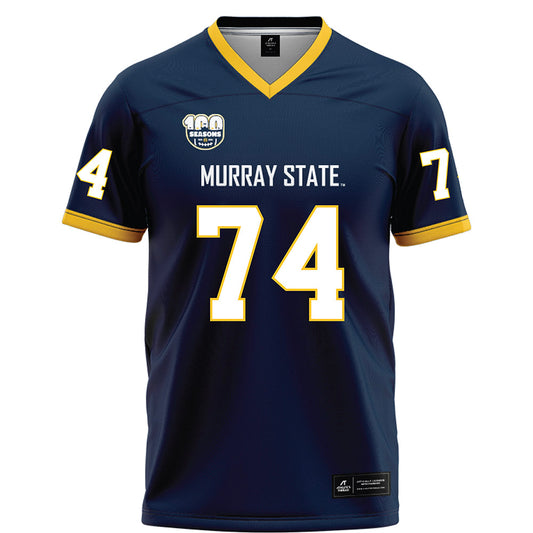 Murray State - NCAA Football : Sloan Bass - Navy Football Jersey-0
