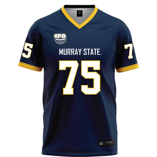 Murray State - NCAA Football : Carter Stallard - Navy Football Jersey-0
