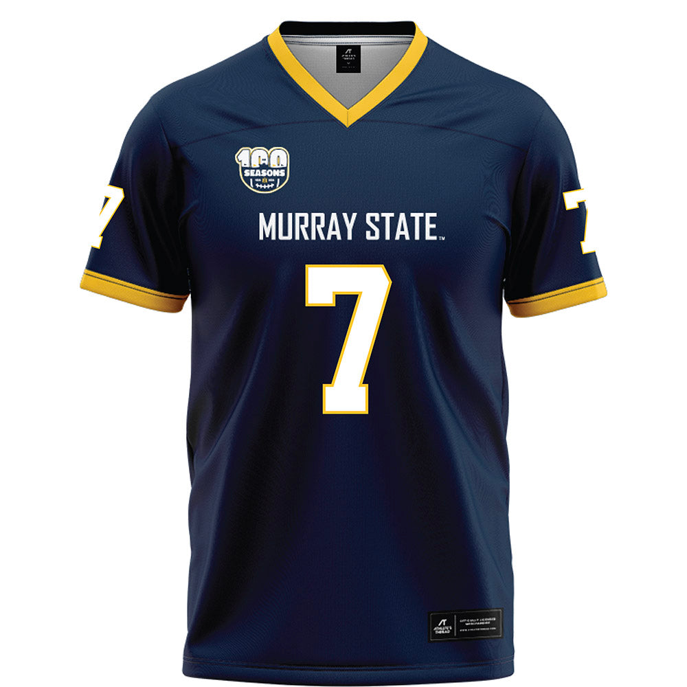 Murray State - NCAA Football : Lj Green - Navy Football Jersey-0