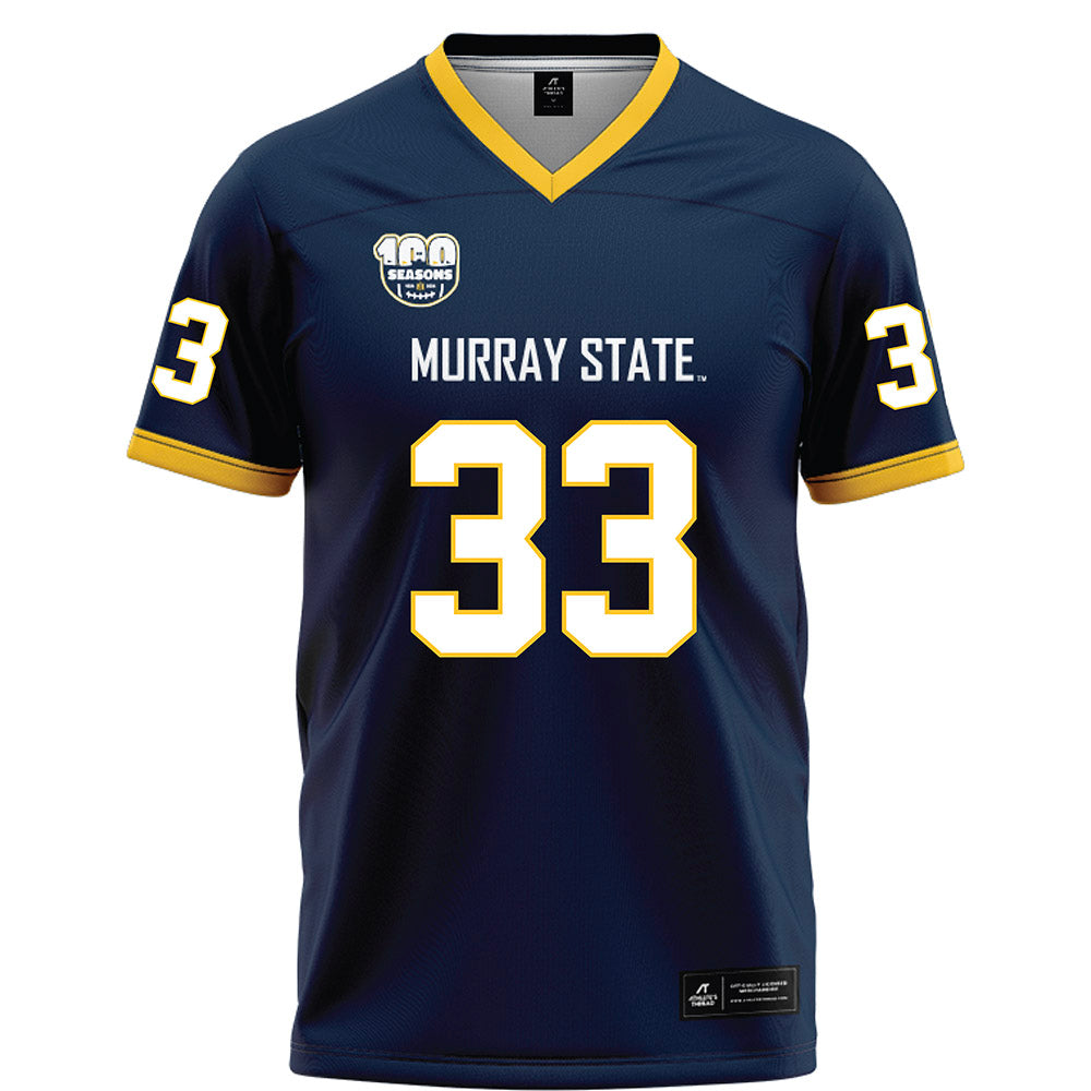 Murray State - NCAA Football : Daniel Aganbi - Navy Football Jersey-0