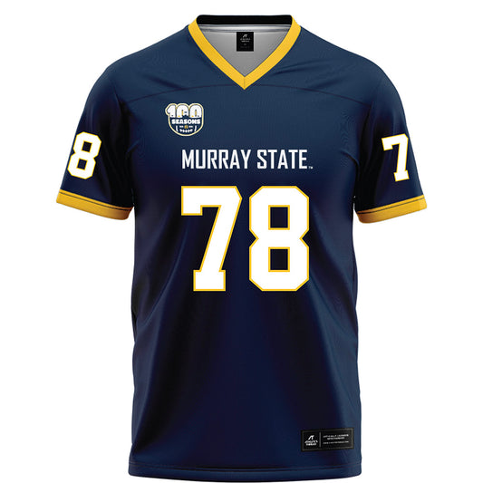 Murray State - NCAA Football : Micah Martin - Navy Football Jersey-0
