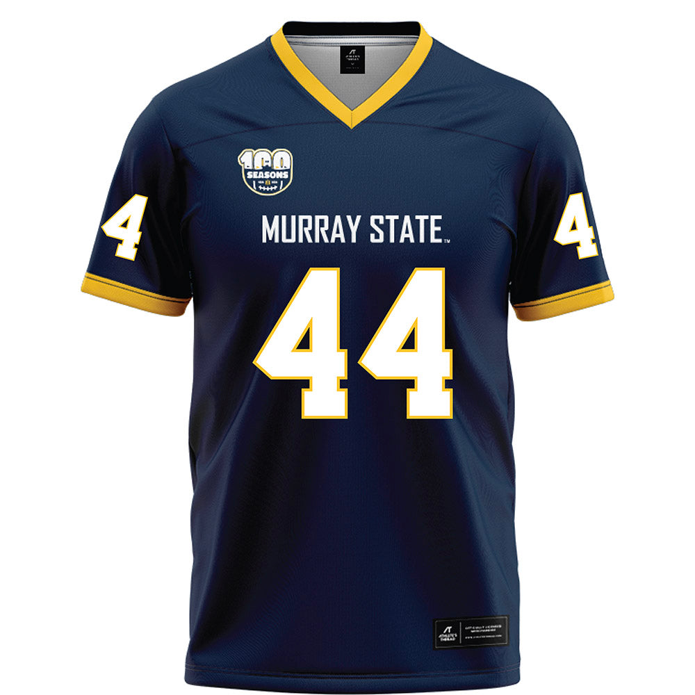 Murray State - NCAA Football : Jackson Veasy - Navy Football Jersey-0