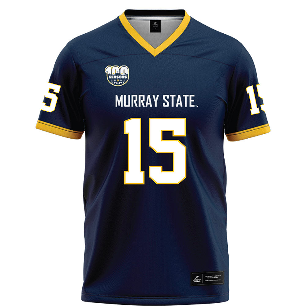 Murray State - NCAA Football : Blaze Berry - Navy Football Jersey-0