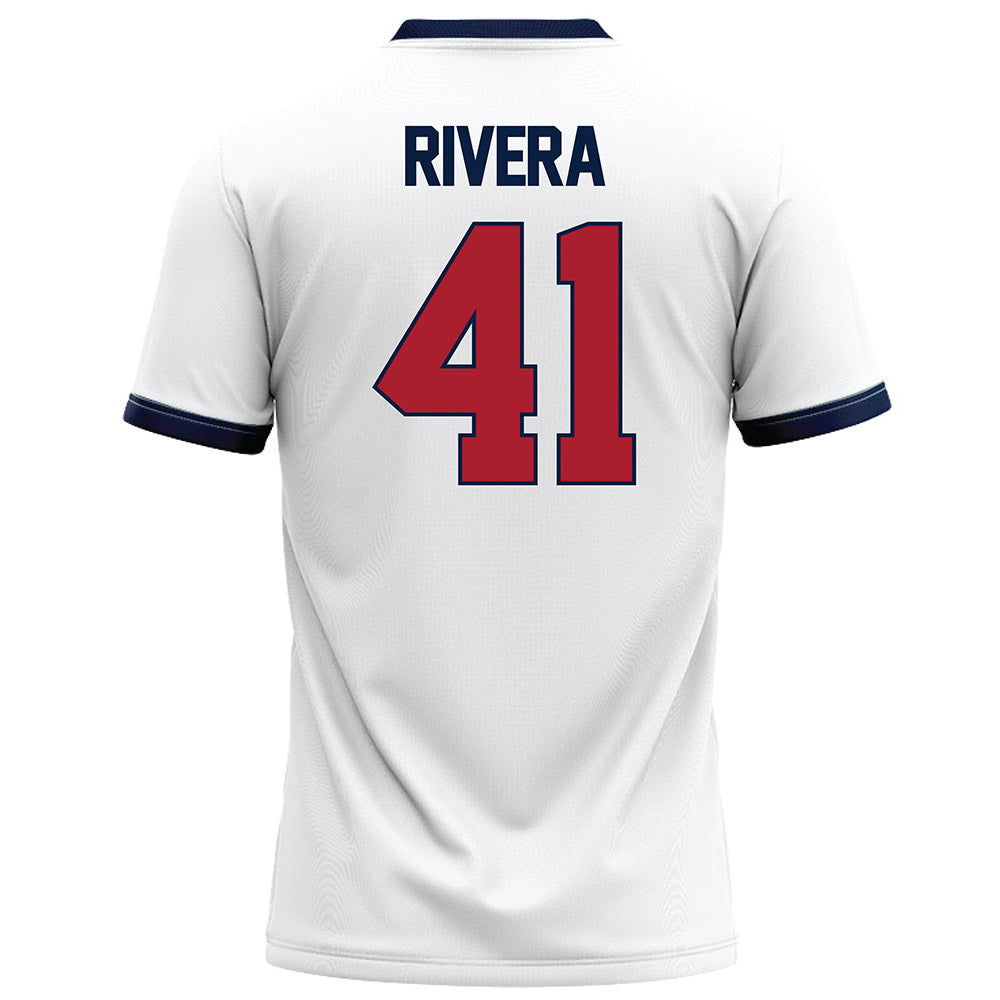 Liberty - NCAA Football : Greg Rivera - White Football Jersey-1