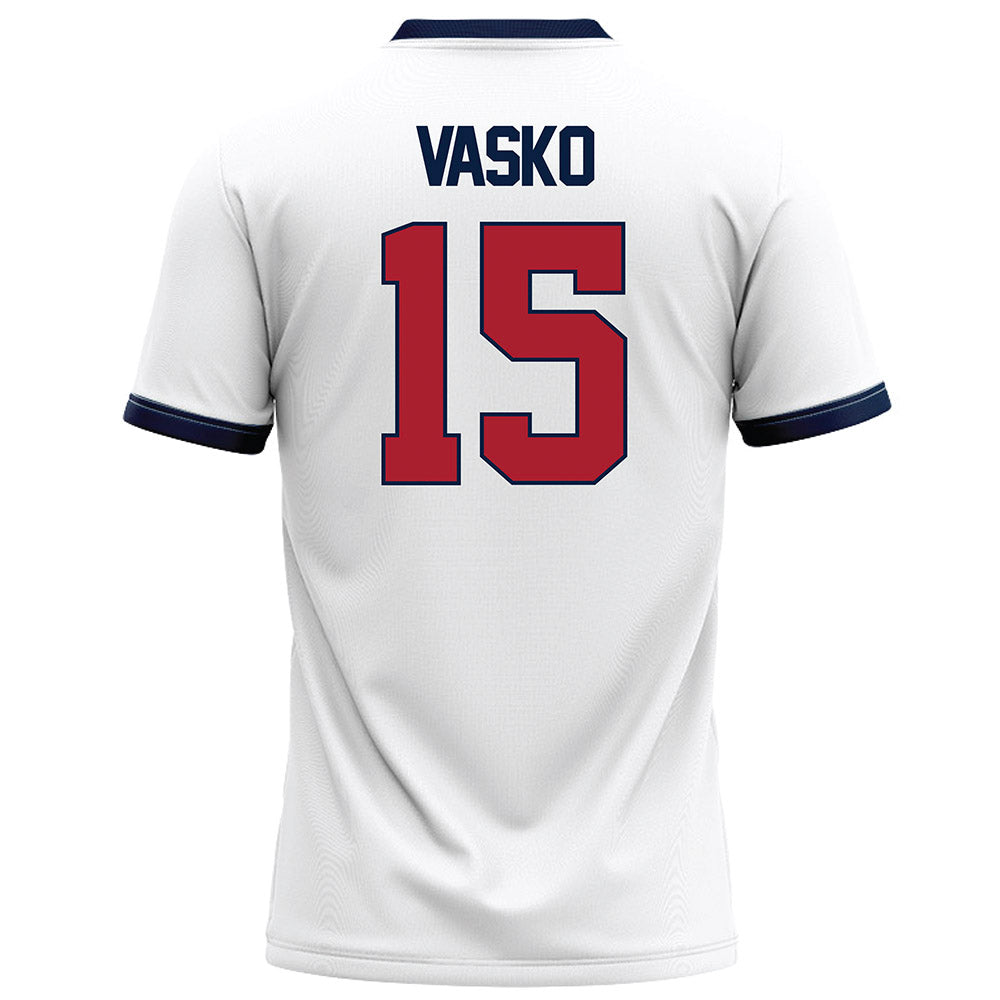 Liberty - NCAA Football : Ethan Vasko - White Football Jersey-1