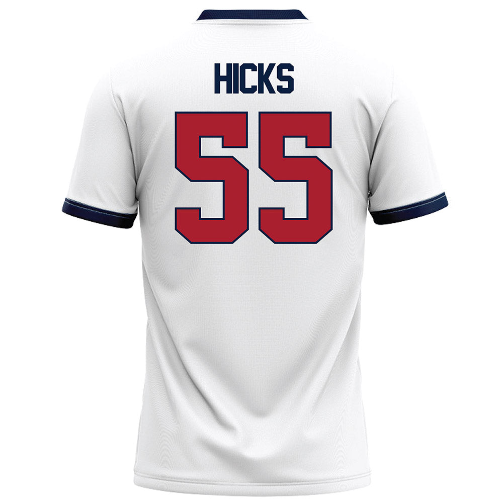 Liberty - NCAA Football : Henry Hicks - White Football Jersey-1