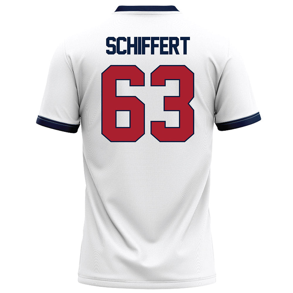 Liberty - NCAA Football : Daniel Schiffert - White Football Jersey-1
