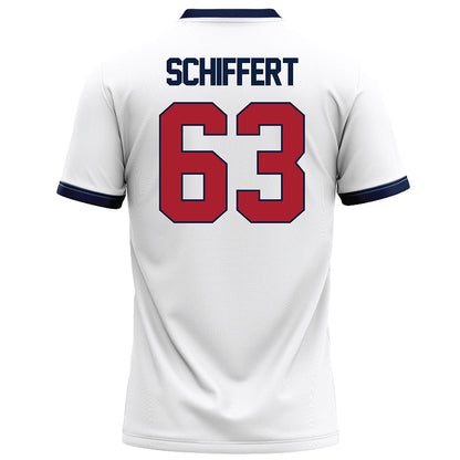 Liberty - NCAA Football : Daniel Schiffert - White Football Jersey-1