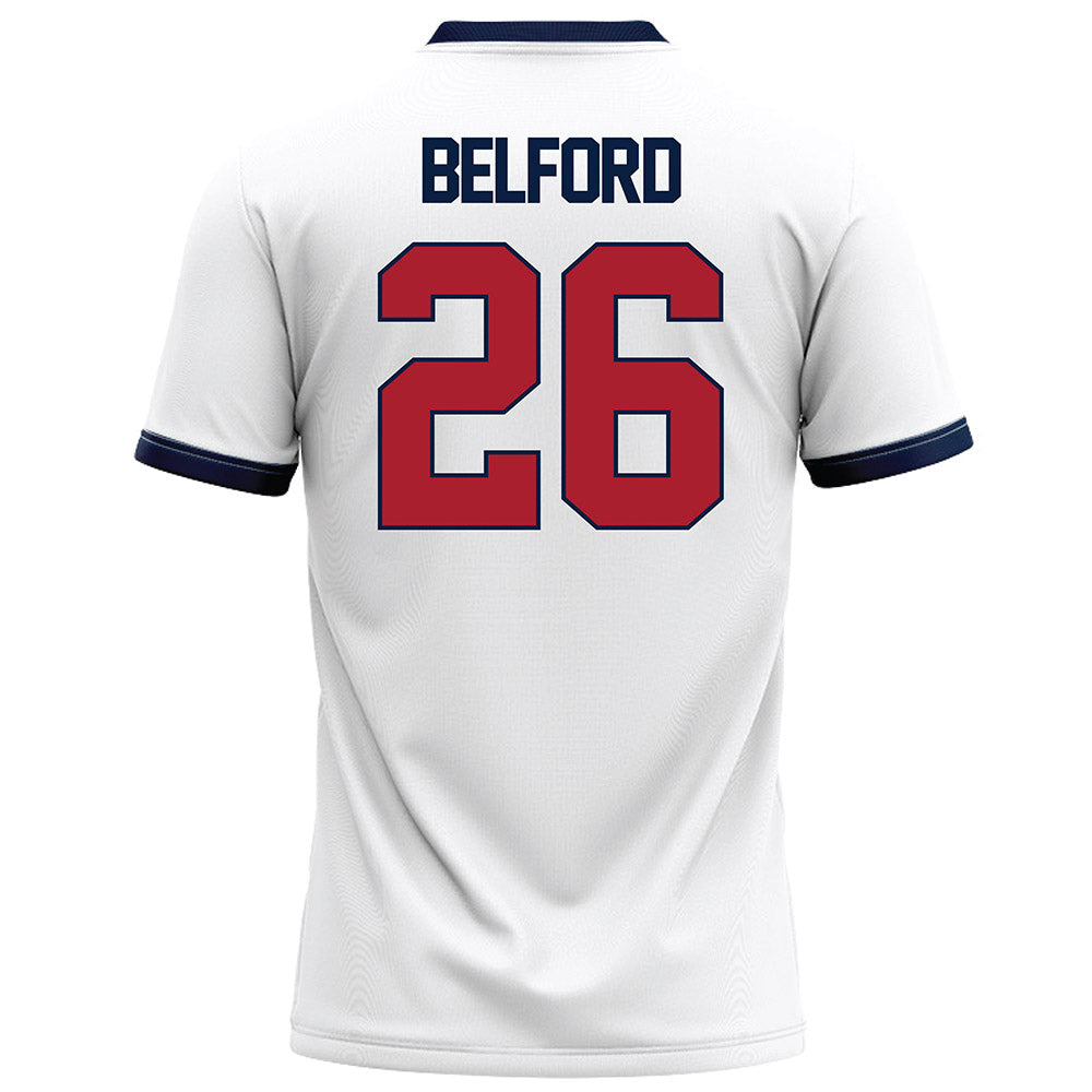 Liberty - NCAA Football : Jaylin Belford - White Football Jersey-1
