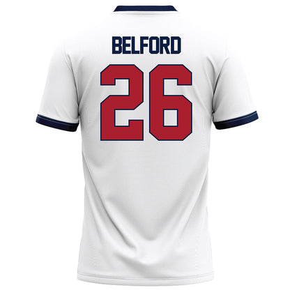 Liberty - NCAA Football : Jaylin Belford - White Football Jersey-1