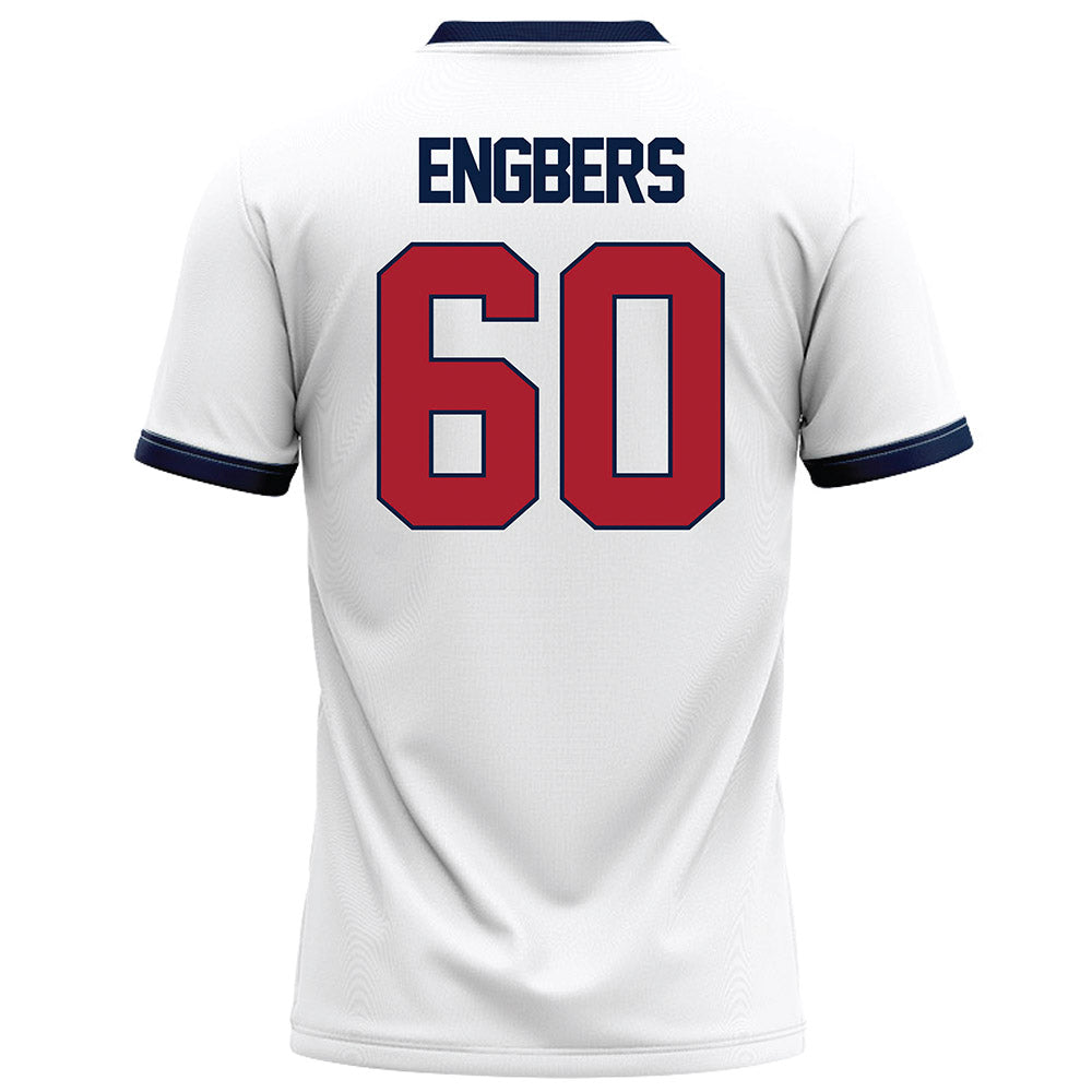 Liberty - NCAA Football : Joep Engbers - White Football Jersey-1
