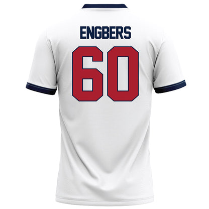 Liberty - NCAA Football : Joep Engbers - White Football Jersey-1
