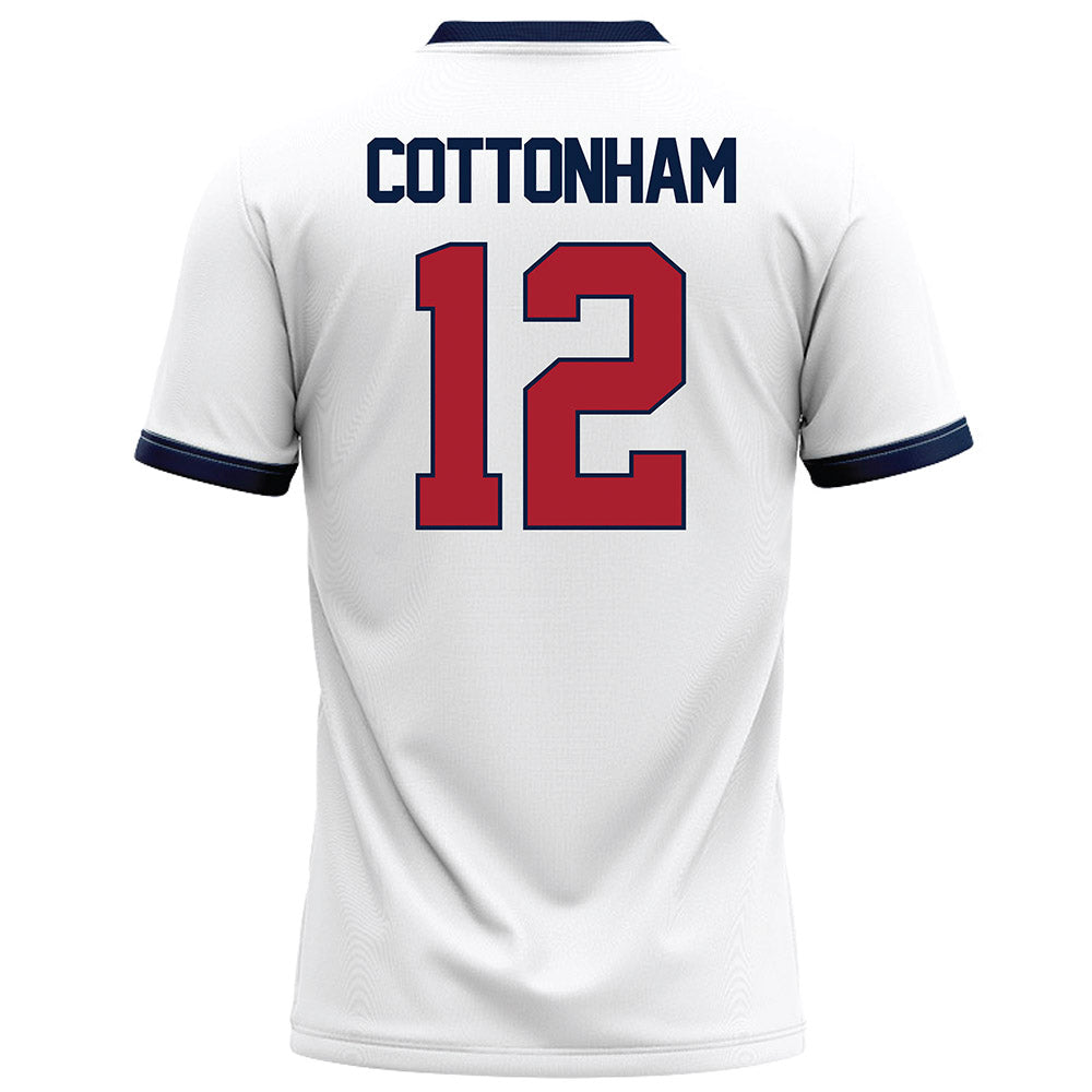 Liberty - NCAA Football : Prince Cottonham - White Football Jersey-1
