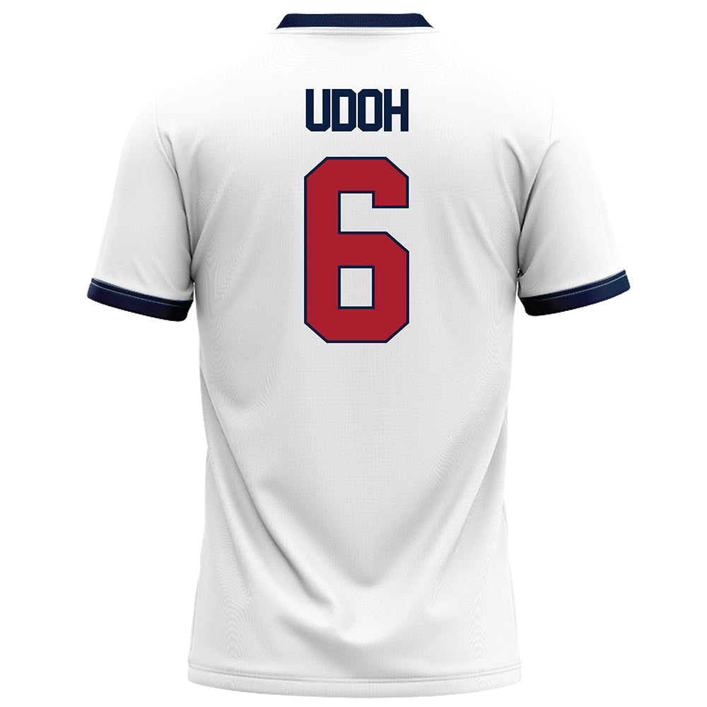 Liberty - NCAA Football : Kanye Udoh - White Football Jersey-1