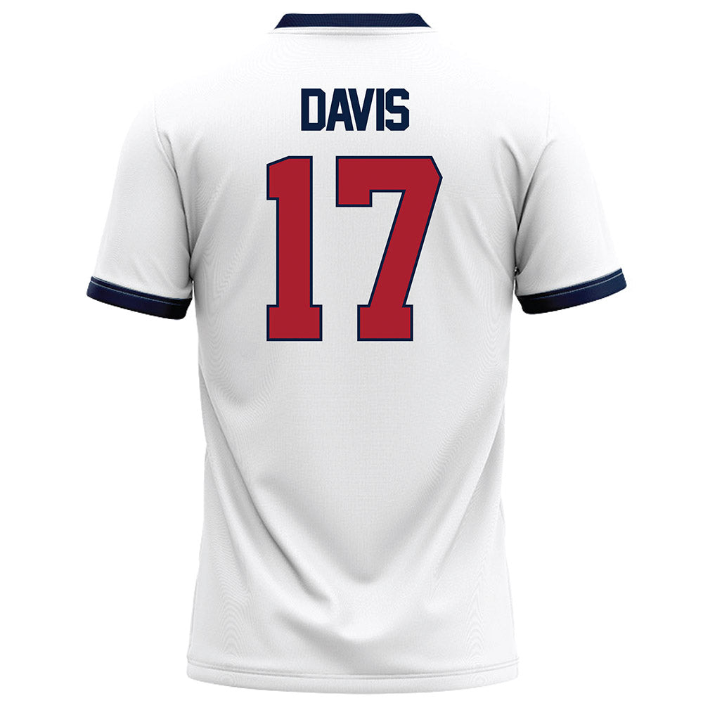 Liberty - NCAA Football : Jayden Davis - White Football Jersey-1