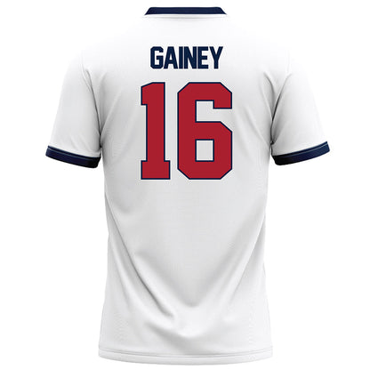 Liberty - NCAA Football : Tyrell Gainey - White Football Jersey-1